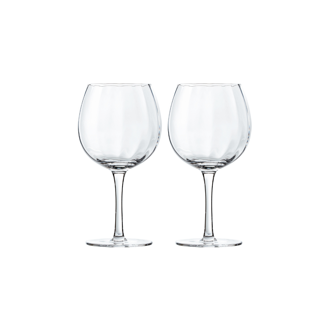 Artisan Street Ripple Balloon Gin Glass Set of 2