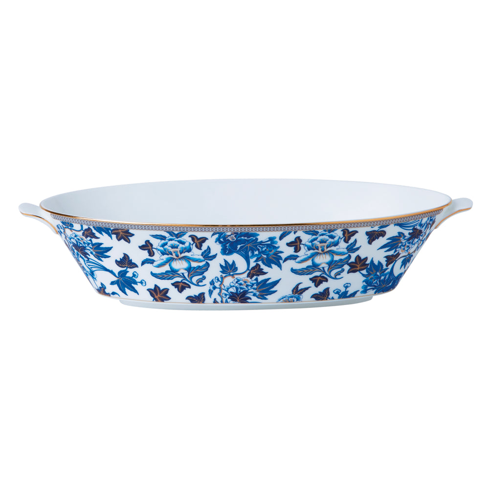 Wedgwood Hibiscus Oval Serving Bowl 1.3L