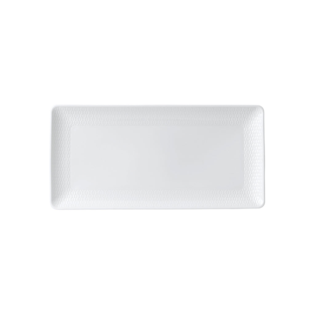 Wedgwood Gio White Rectangular Tray 28cm