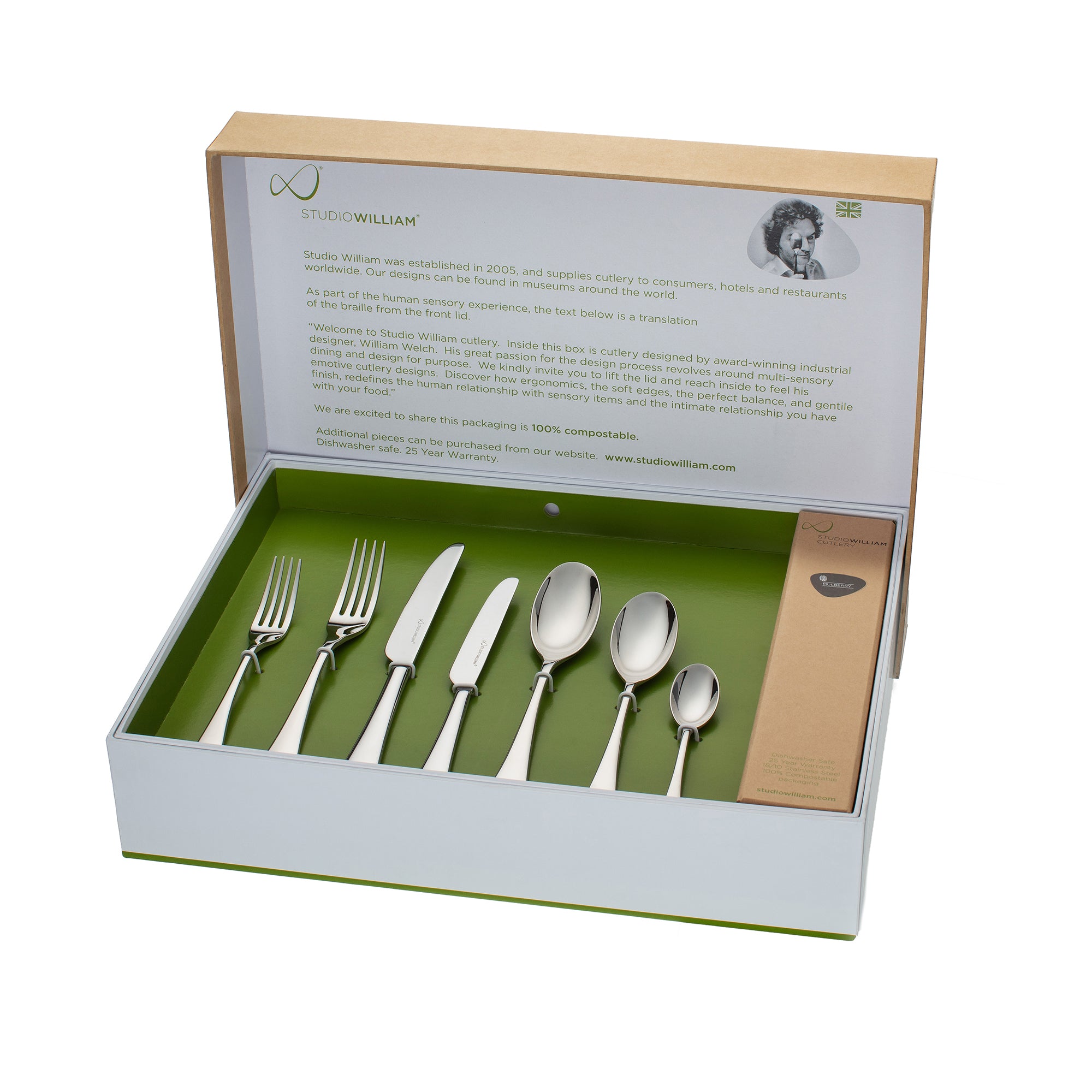 Studio William Karri Mirror 56 Piece Cutlery Set