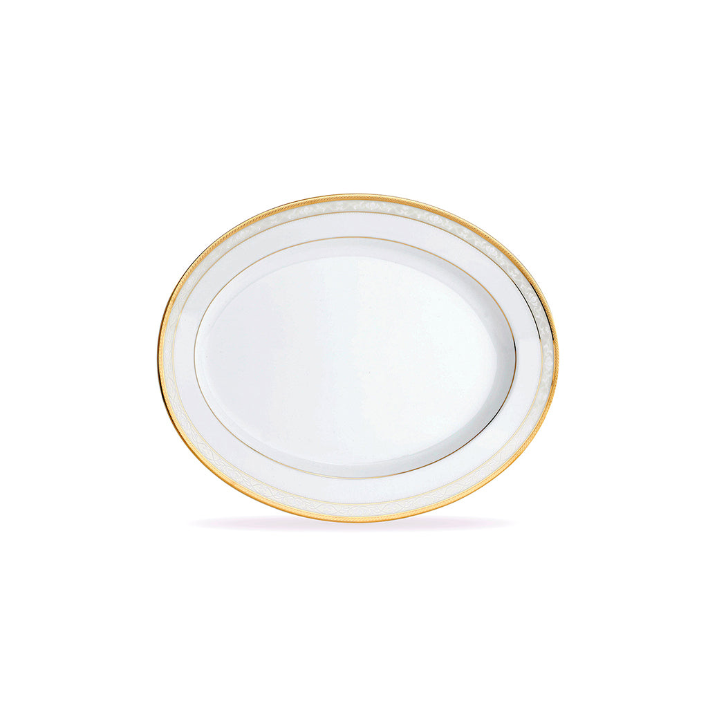 Noritake Hampshire Gold Oval Platter 35cm