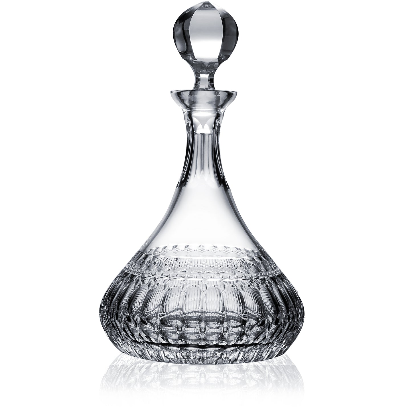Varga Crystal Barcelona Clear Ships Decanter 1.0 Litre