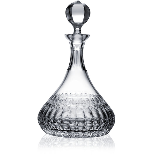 Varga Crystal Barcelona Clear Ships Decanter 1.0 Litre