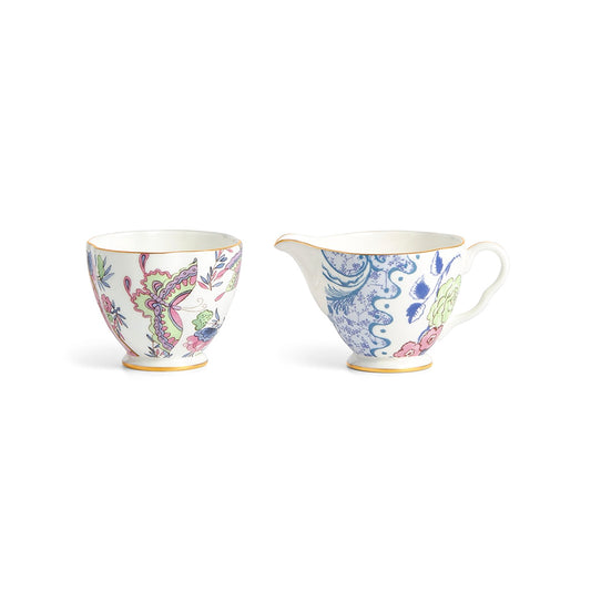Wedgwood Butterfly Bloom Cream and Sugar Pots