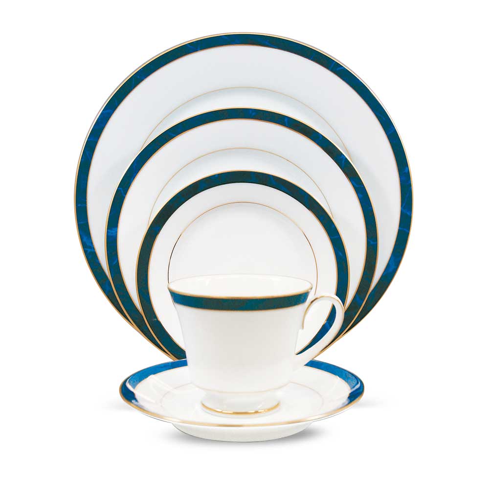Noritake Marble Blue Coffee Saucer