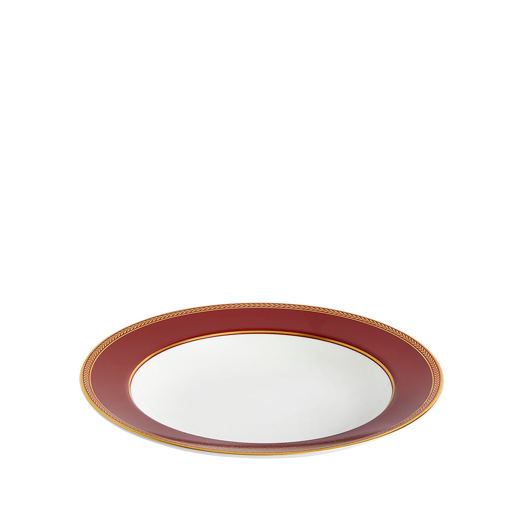 Wedgwood Renaissance Red Rim Soup Plate 23cm