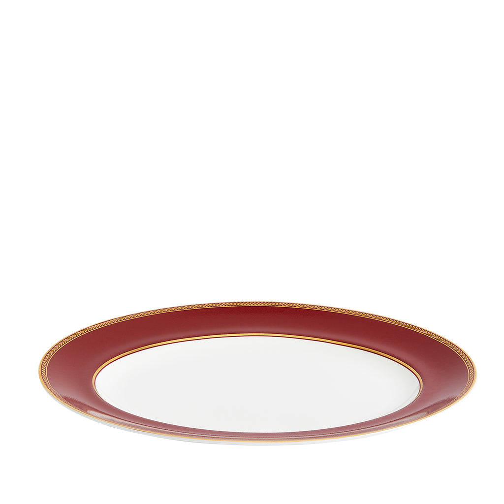 Wedgwood Renaissance Red Oval Dish 35cm