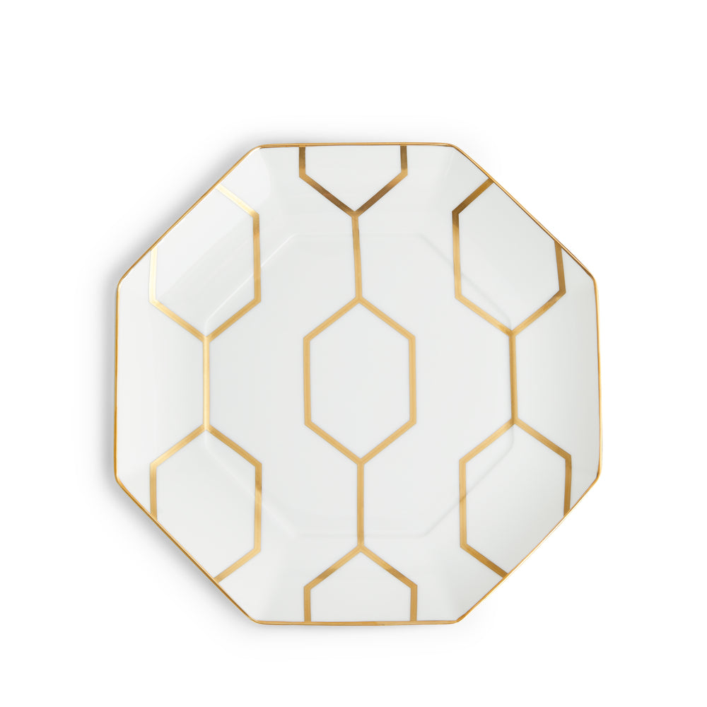 Wedgwood Gio Gold Octagonal Plate 23cm