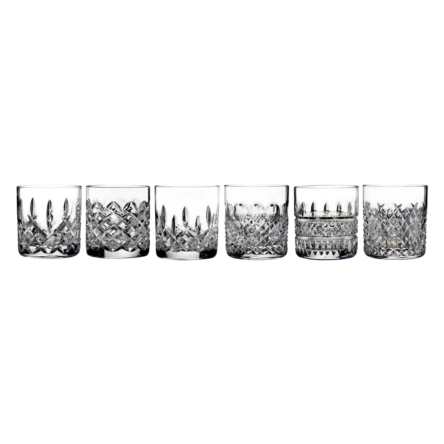 Waterford Crystal Lismore Connoisseur Heritage Straight Sided Tumblers, Set of 6