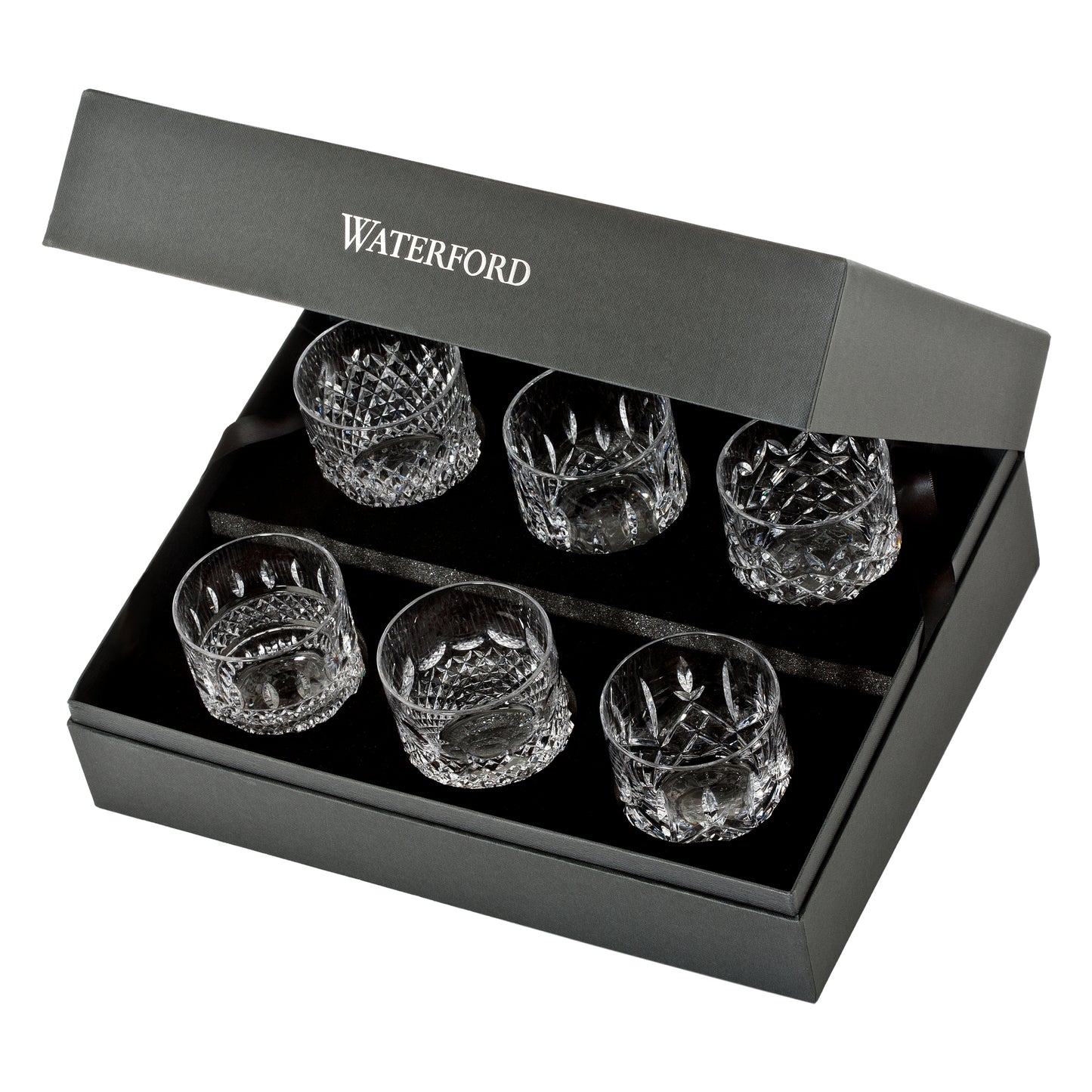 Waterford Crystal Lismore Connoisseur Heritage Straight Sided Tumblers, Set of 6
