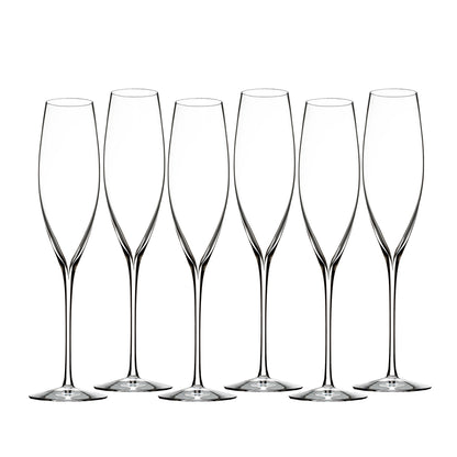 Waterford Crystal Elegance Champagne Classic Flute Set of 6