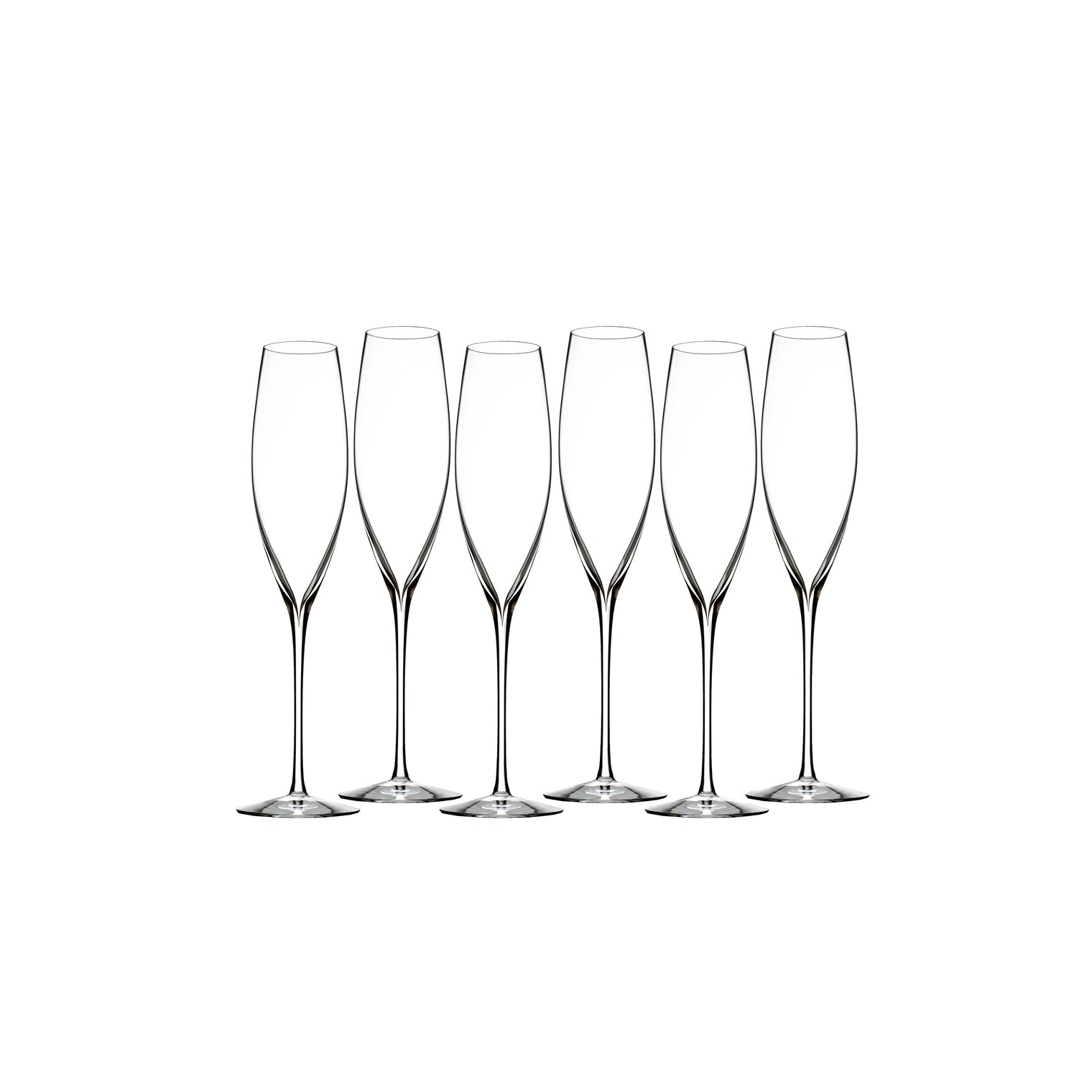 Waterford Crystal Elegance Champagne Classic Flute Set of 6