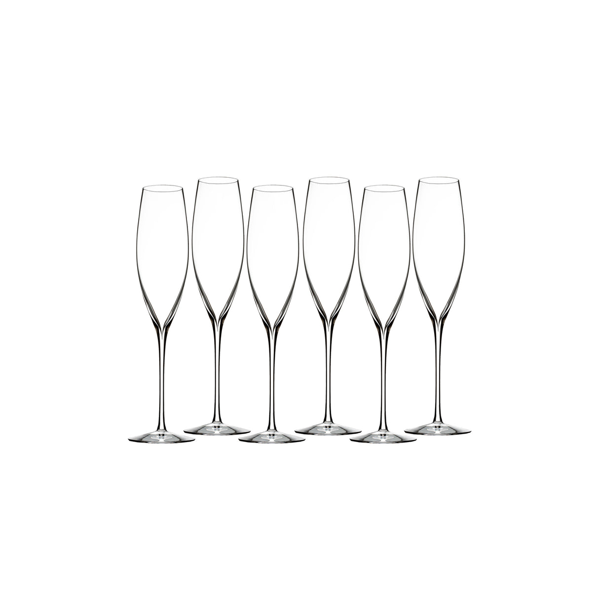 Waterford Crystal Elegance Champagne Classic Flute Set of 6