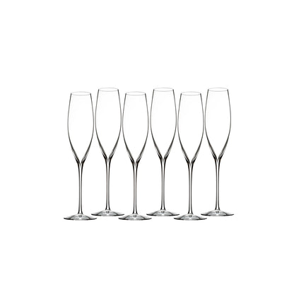 Waterford Crystal Elegance Champagne Classic Flute Set of 6
