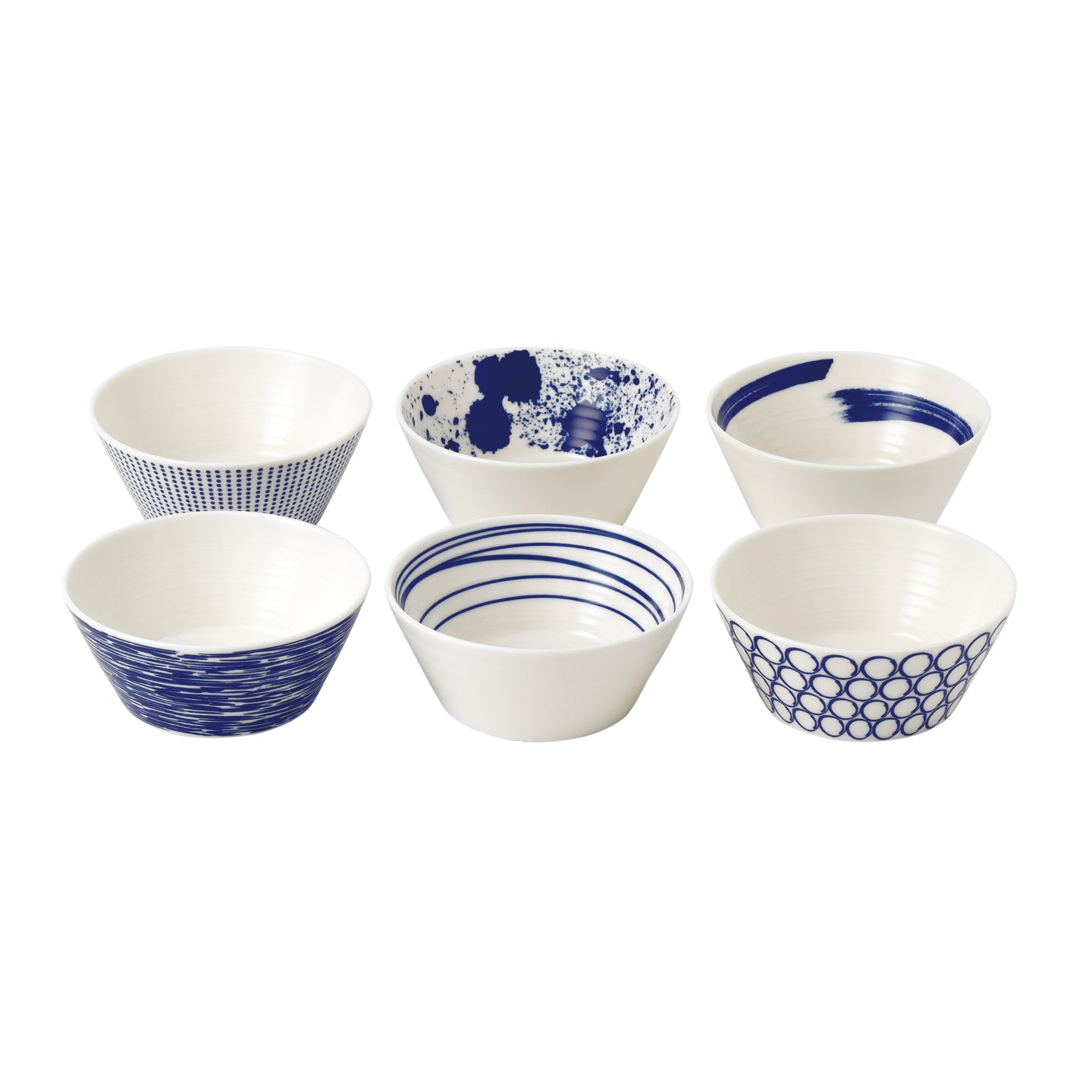 Royal Doulton Pacific Mixed Tapas Bowls 11cm Set of 6