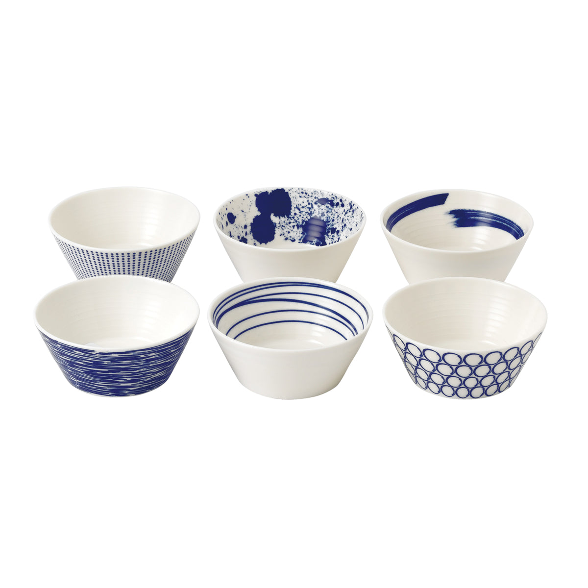 Royal Doulton Pacific Mixed Tapas Bowls 11cm Set of 6