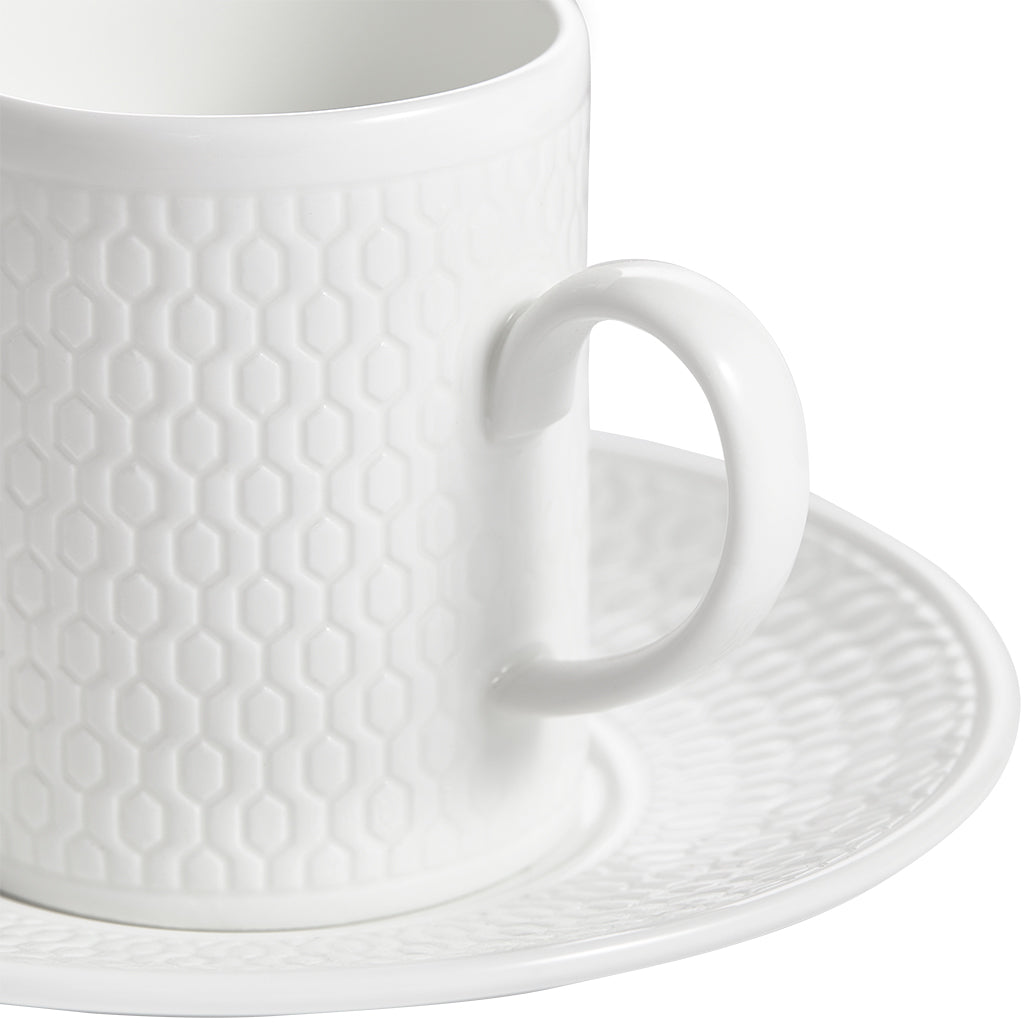 Wedgwood Gio White Espresso Cup & Saucer