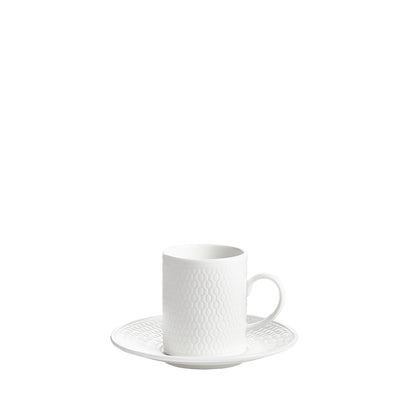 Wedgwood Gio White Espresso Cup & Saucer