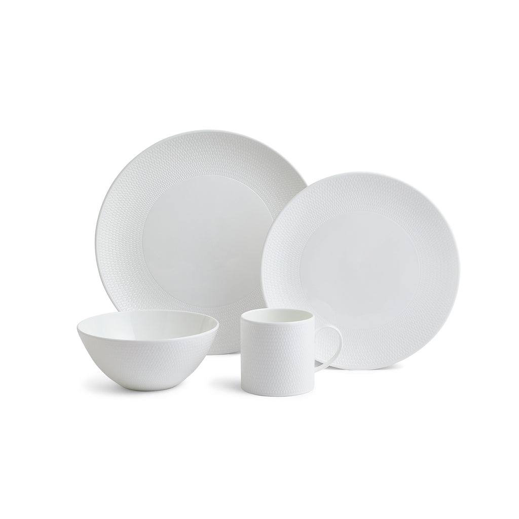 Wedgwood Gio White Dinner Set of 4
