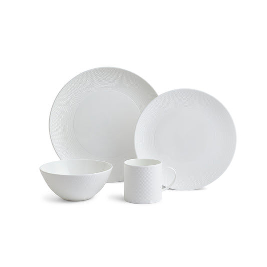 Wedgwood Gio White Dinner Set of 4