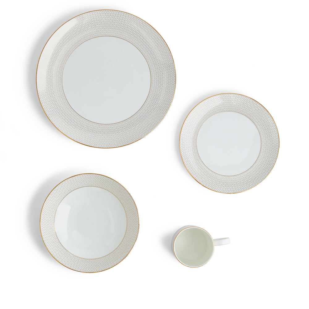 Wedgwood Gio Gold Dinner Set of 4 - DELIVERY JUNE