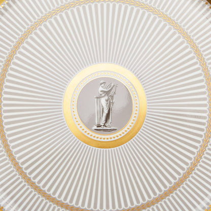 Wedgwood Anthemion Grey Plate 30.6cm