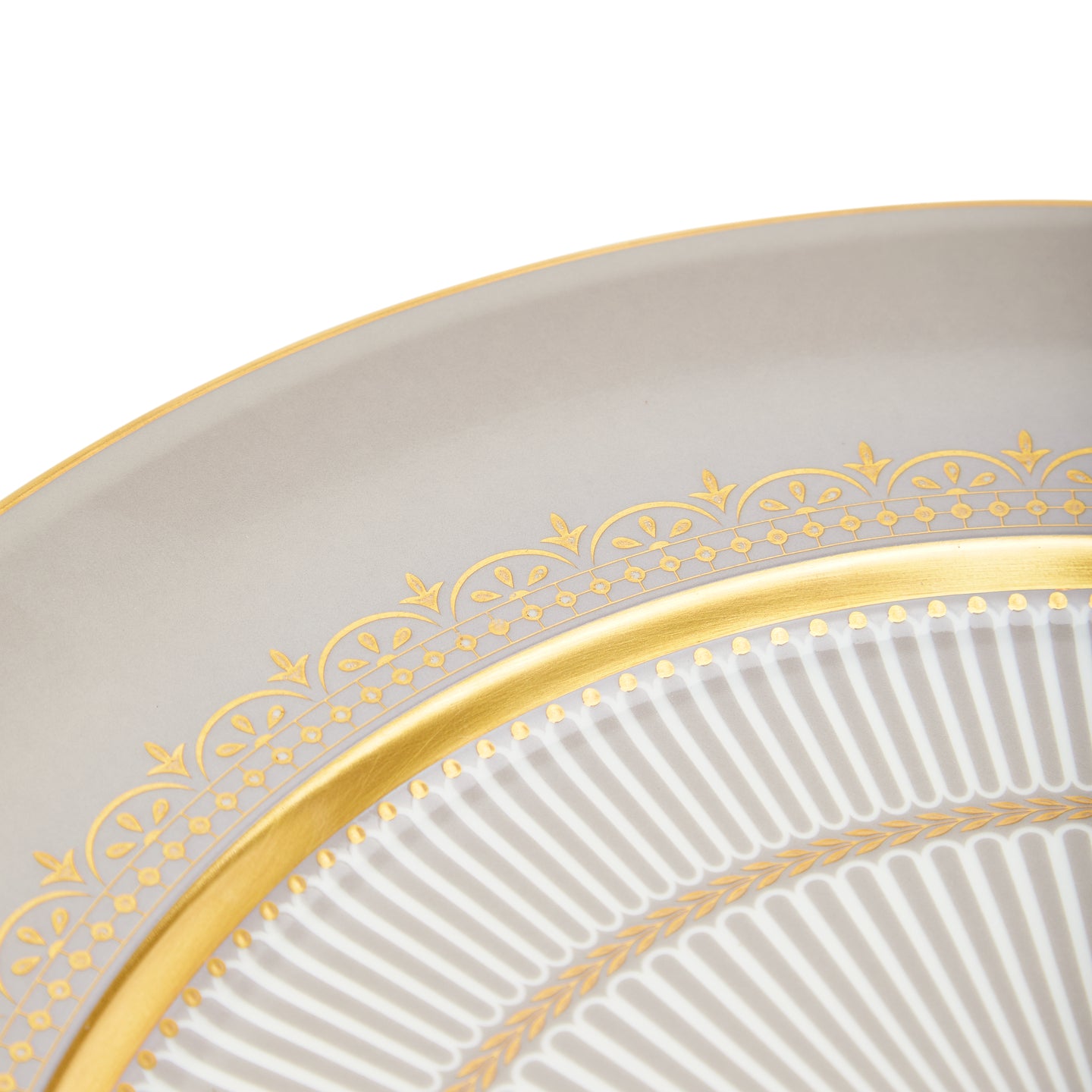 Wedgwood Anthemion Grey Plate 30.6cm