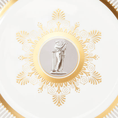 Wedgwood Anthemion Grey Plate 22.8cm