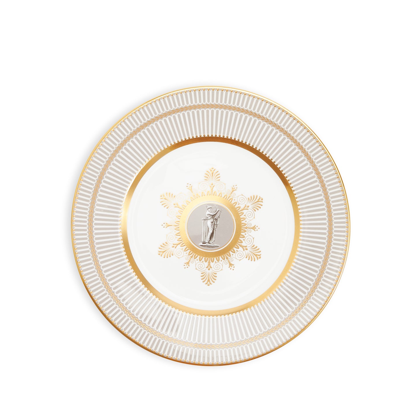 Wedgwood Anthemion Grey Plate 22.8cm