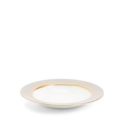 Wedgwood Anthemion Grey Rim Soup