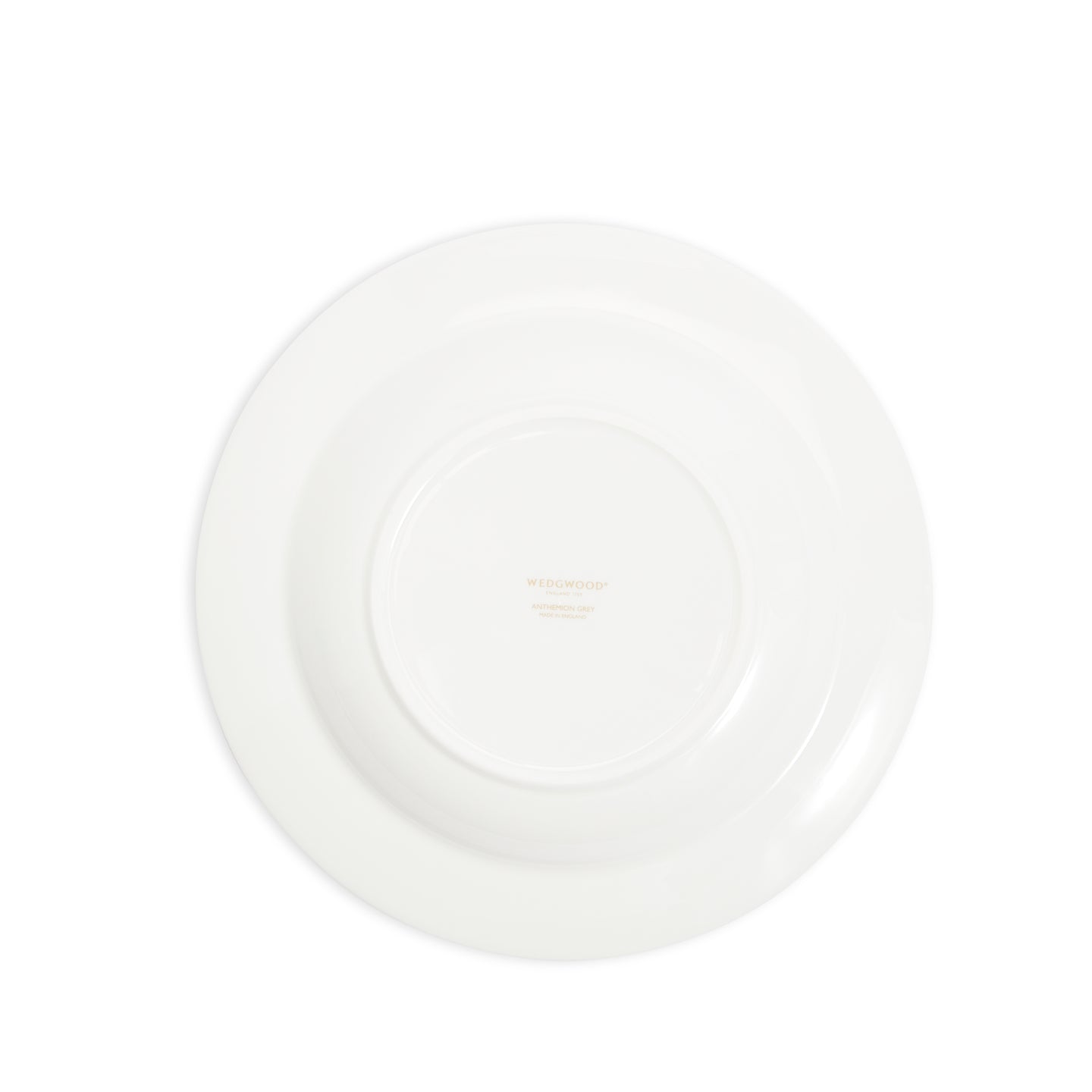Wedgwood Anthemion Grey Rim Soup