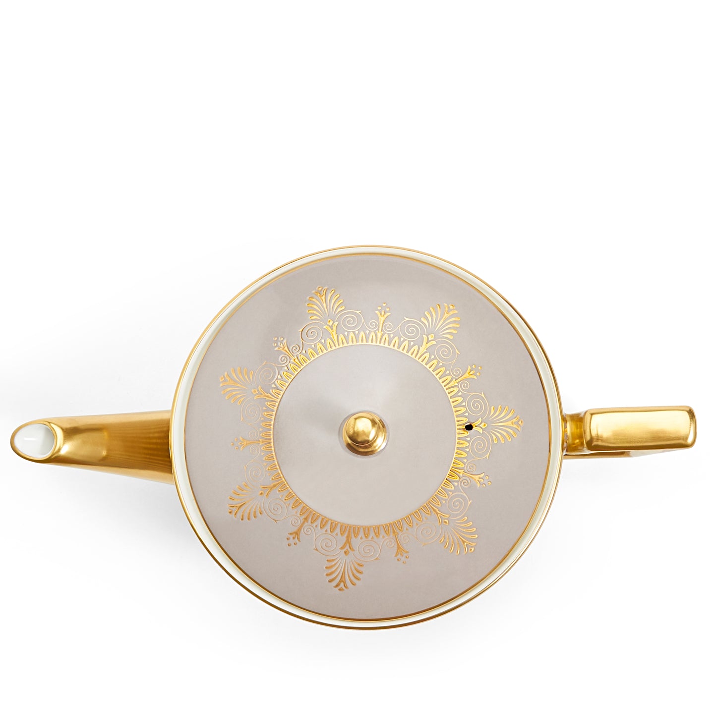 Wedgwood Anthemion Grey Teapot 900ml