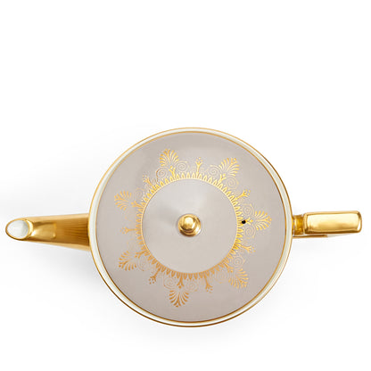 Wedgwood Anthemion Grey Teapot 900ml