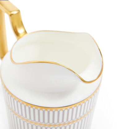 Wedgwood Anthemion Grey Sugar and Creamer