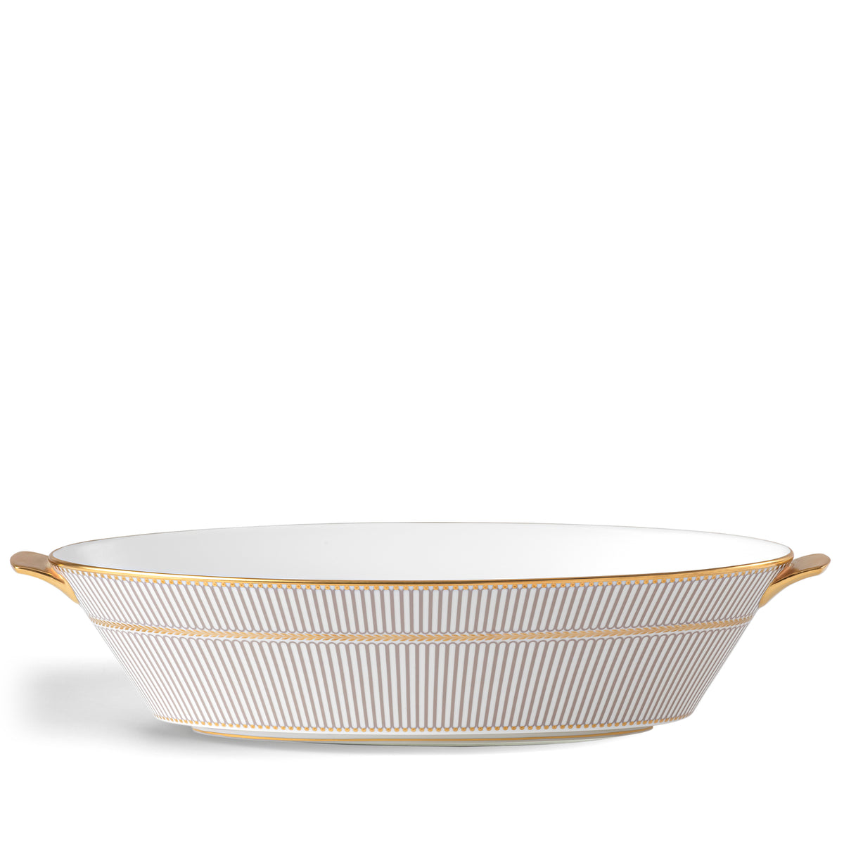 Wedgwood Anthemion Grey Serving Bowl