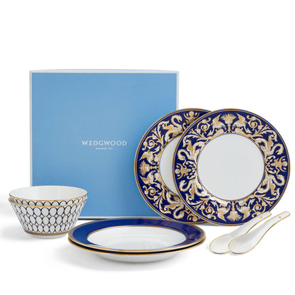 Wedgwood Renaissance Gold Dining Set For 2