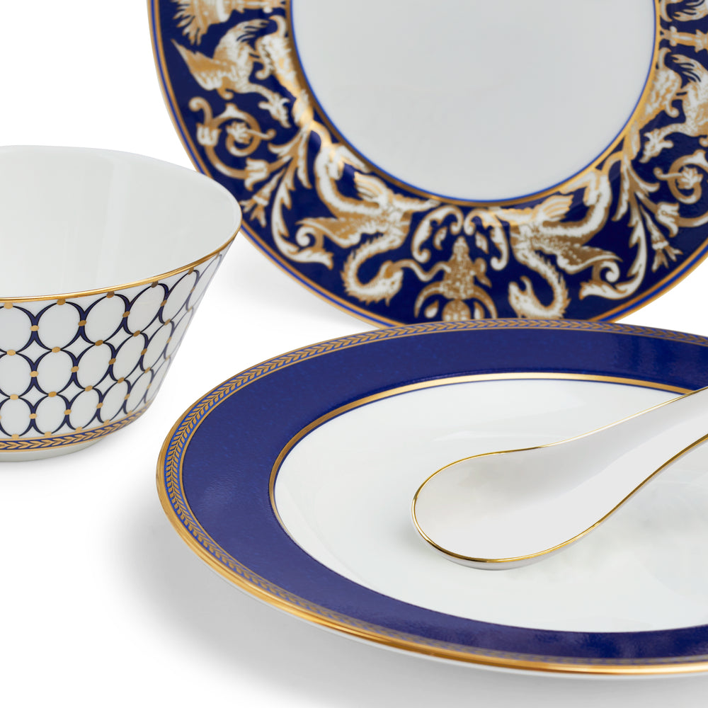 Wedgwood Renaissance Gold Dining Set For 2