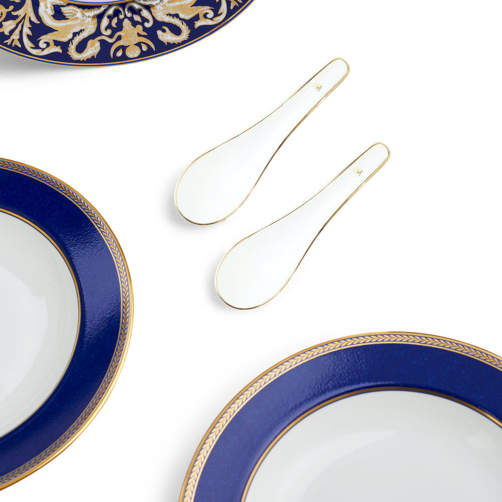 Wedgwood Renaissance Gold Dining Set For 2