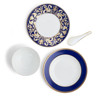 Wedgwood Renaissance Gold Dining Set For 2