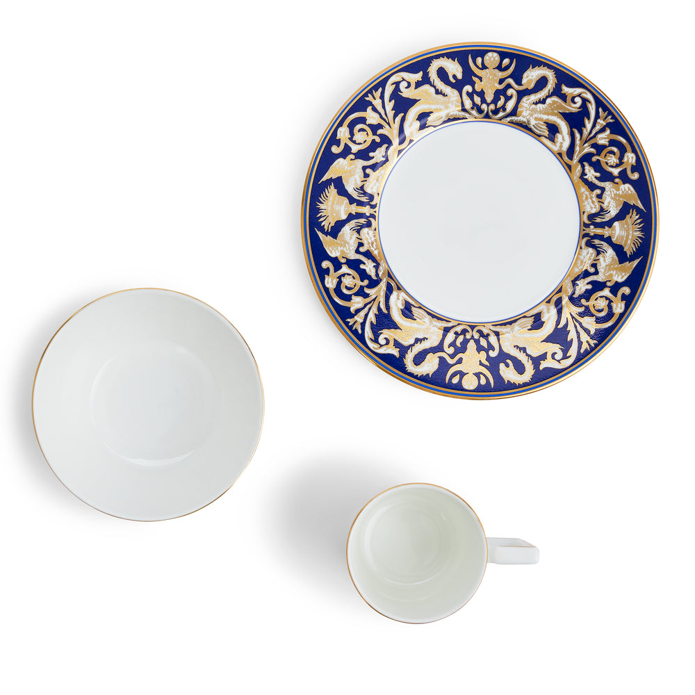 Wedgwood Renaissance Gold 3 piece Place Setting