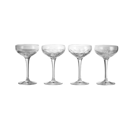 Waterford Crystal Mixology Champagne Coupe Glass Set of 4