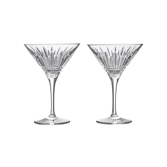 Waterford Crystal Lismore Diamond Martini Glasses, Set of 2