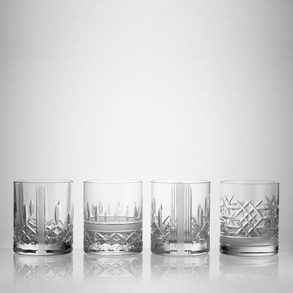 Waterford Crystal Lismore Revolution Mixed Tumbler Set of 4