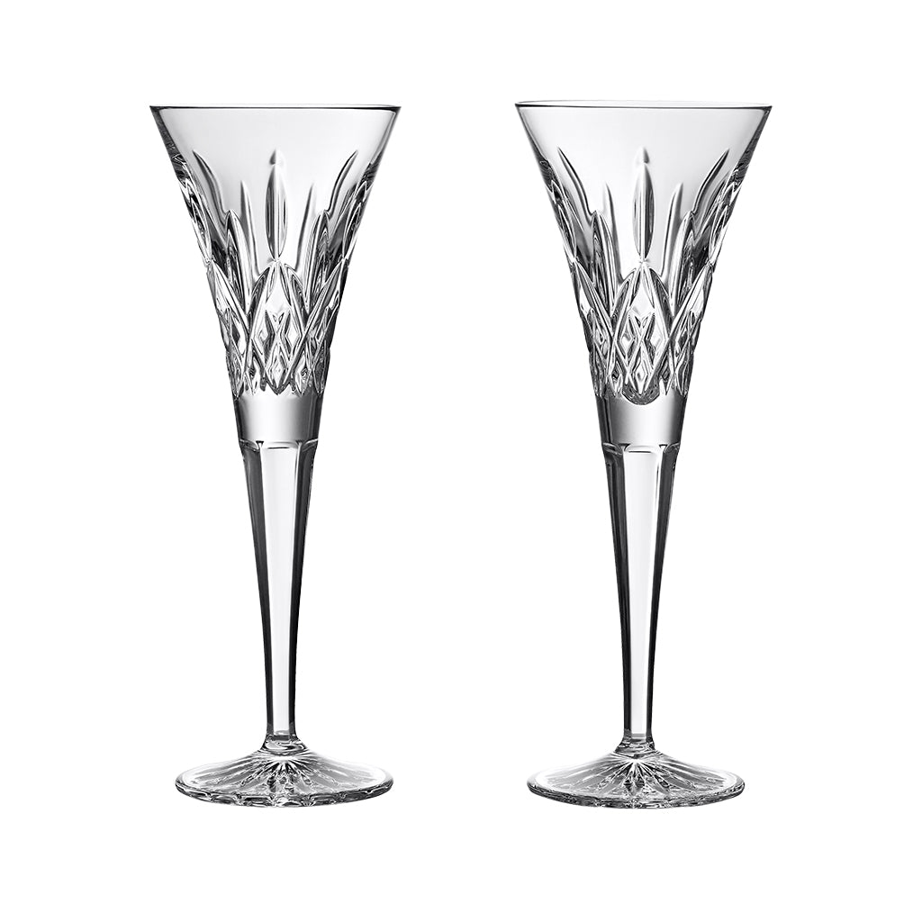 Waterford Crystal Lismore Toasting Flutes, Set of 2