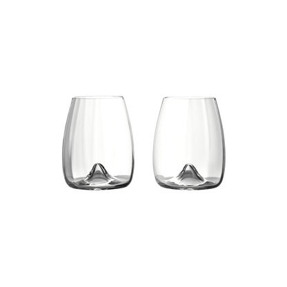 Waterford Crystal Elegance Optic Stemless Wine Glass Set of 2