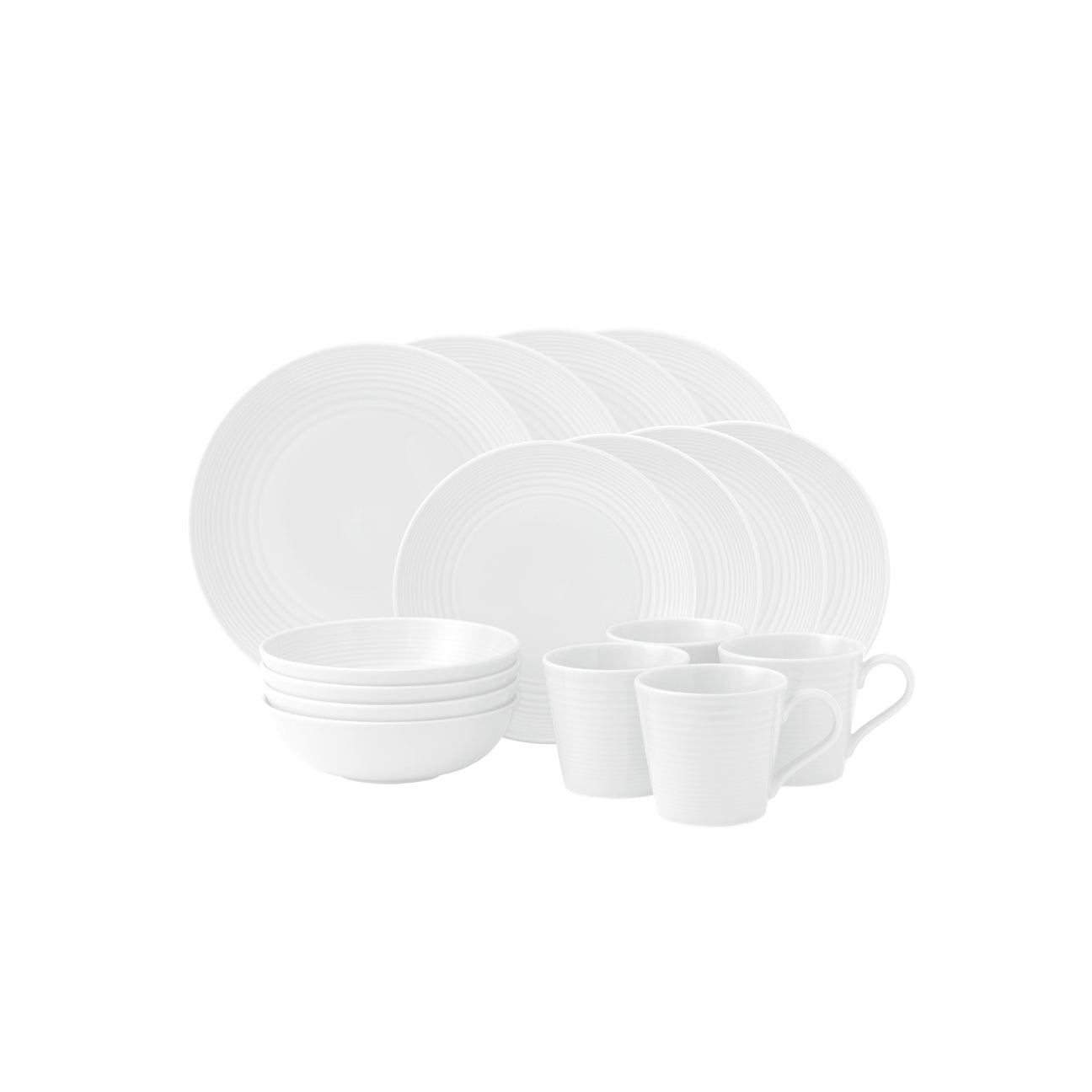 Royal Doulton Gordon Ramsay Maze White 16 Piece Dinner Set