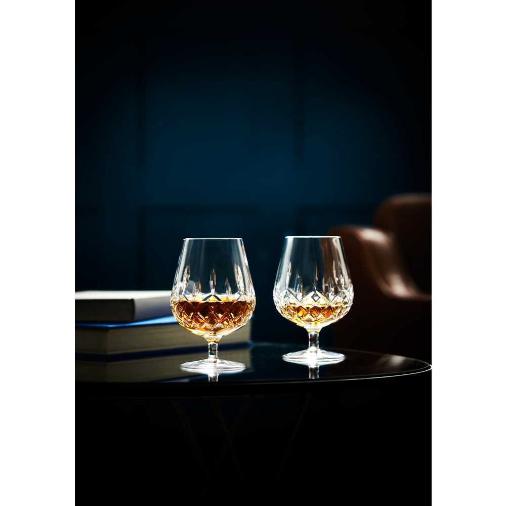 Waterford Crystal Lismore Connoisseur Brandy Balloon Glass Set of 2