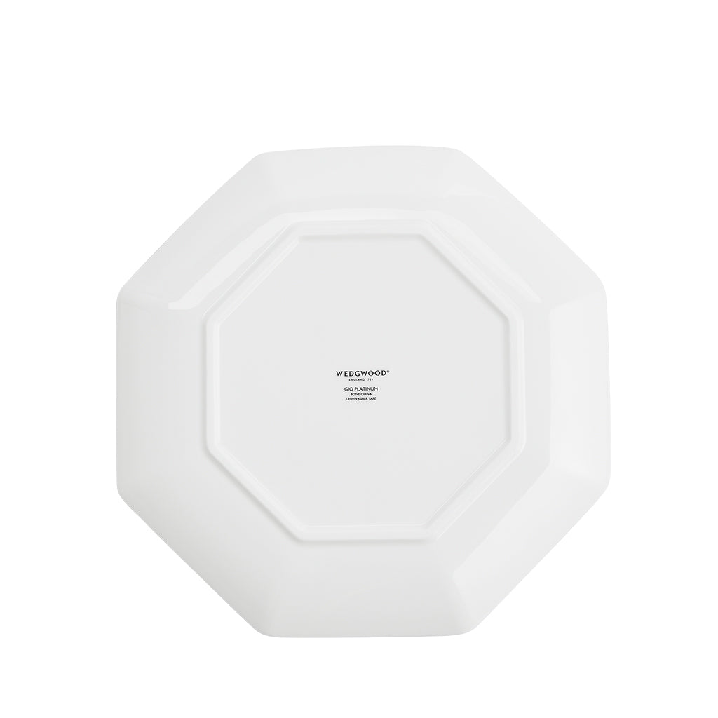 Wedgwood Gio Platinum Octagonal Side Plate 23cm