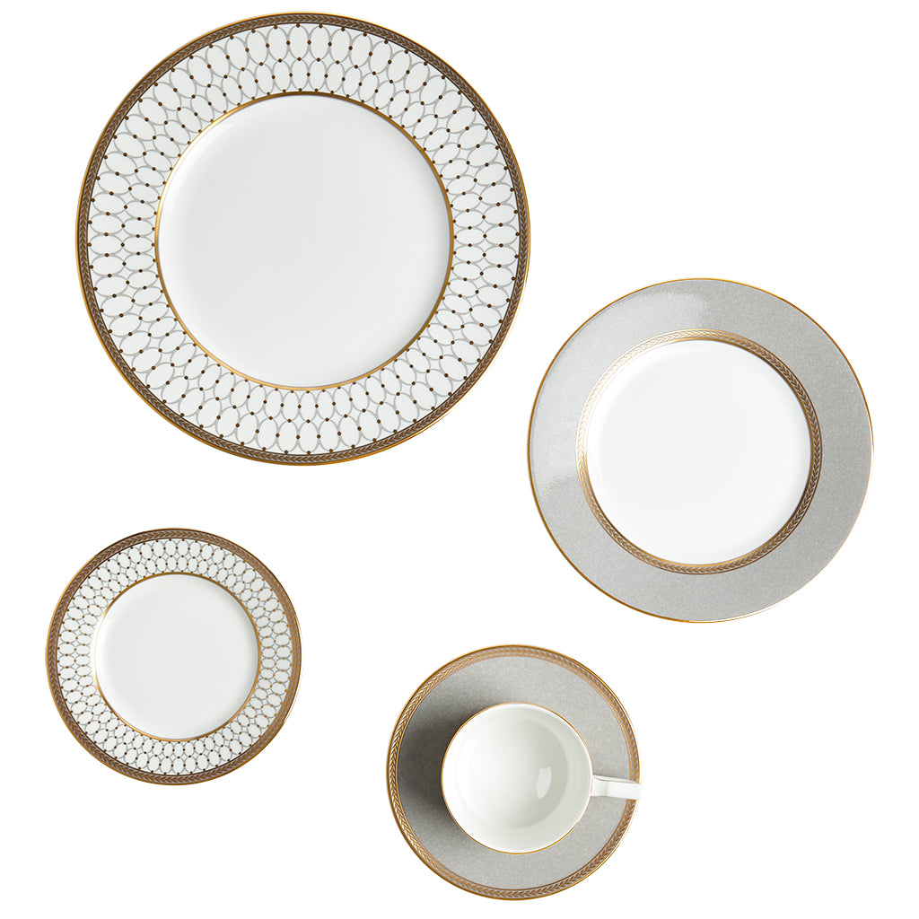 Wedgwood Renaissance Grey 5 Piece Set