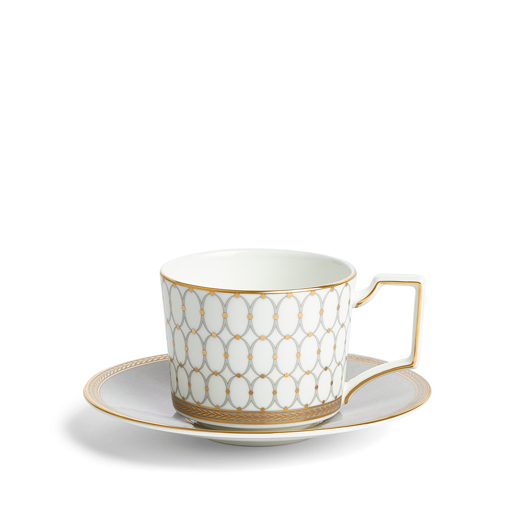 Wedgwood Renaissance Grey Teacup and Saucer